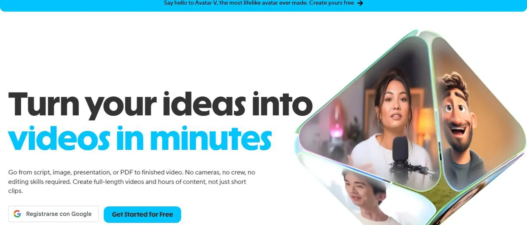 Imagen ilustrativa generada con IA: HeyGen: qué es, precios, plan gratis y cómo crear tu avatar con IA