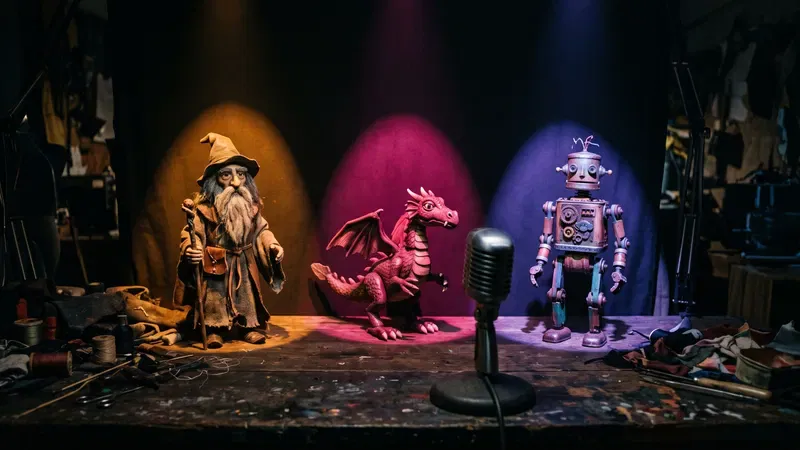 Imagen ilustrativa generada con IA: Voces de personajes y famosos con IA: cómo crearlas y qué es legal